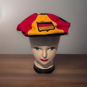 Vintage Germany Colors Painter Cap Snapback Hat – Red Yellow Black